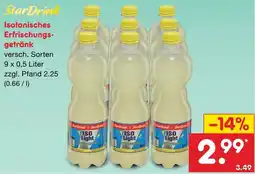 Netto Marken-Discount StarDrink ISO Light Angebot
