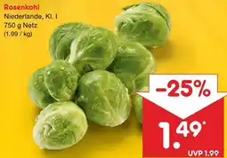 Netto Marken-Discount Rosenkohl Angebot