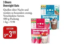 Galeria Markthalle 3 Bears Overnight Oats Angebot