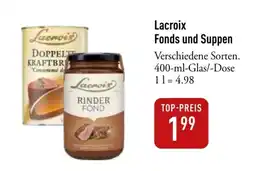 Galeria Markthalle Lacroix Fonds und Suppen Angebot