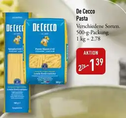 Galeria Markthalle De Cecco Pasta Angebot