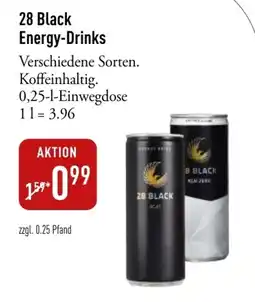 Galeria Markthalle 28 Black Energy-Drinks Angebot