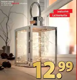 Zurbrüggen Edelstahl Laterne Angebot