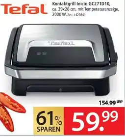 Zurbrüggen Tefal Kontaktgrill Inicio GC271D10 Angebot