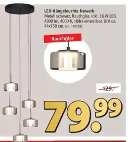 Zurbrüggen LED-Hängeleuchte Newark Angebot