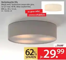 Zurbrüggen Deckenleuchte Ella Angebot