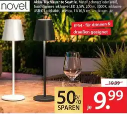 Zurbrüggen novel Akku-Tischleuchte Seattle Angebot