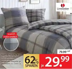 Zurbrüggen Linneweber Flanell Bettwäsche Braga Angebot