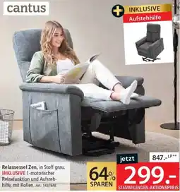 Zurbrüggen cantus Relaxsessel Zen Angebot