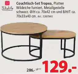 Zurbrüggen Stylife Couchtisch-Set Tropea Angebot