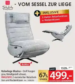 Zurbrüggen Stylife Relaxliege Marina Angebot