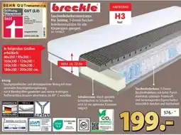 Zurbrüggen breckle Taschenfederkernmatratze Pro Sonma Angebot