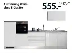 Zurbrüggen Ausführung Weiß ohne E-Geräte Angebot