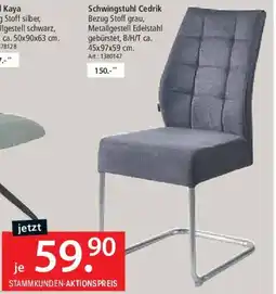 Zurbrüggen Schwingstuhl Cedrik Angebot