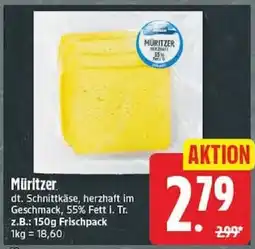 Edeka Müritzert Schnittkäse Angebot