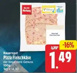 Edeka Bauerngut Pizza Fleischkäse Angebot
