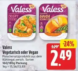 Edeka Valess Vegetarisch oder Vegan Angebot