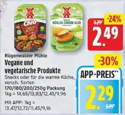 Edeka Rügenwalder Mühle Vegane und vegetarische Produkte Angebot