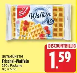 Edeka GUT&GÜNSTIG Frischei-Waffeln Angebot