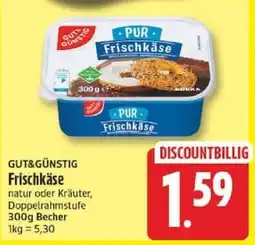 Edeka PUR Frischkäse Angebot