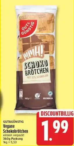 Edeka Vegane Schokobrötchen Angebot
