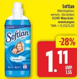 Edeka Softlan Weichspüler Angebot