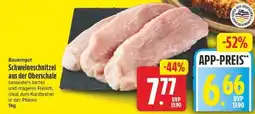 Edeka Bauerngut Schweineschnitzel aus der Oberschale Angebot