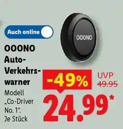 Lidl OOONO Auto-Verkehrswarner Angebot