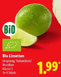 Lidl Bio Limetten Angebot