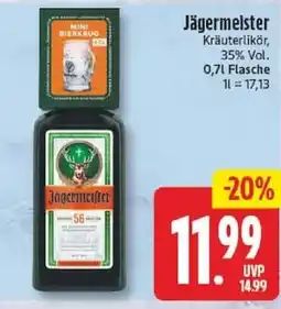 Edeka Jägermeister Kräuterlikör Angebot