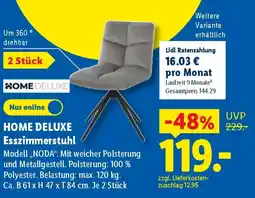 Lidl HOME DELUXE Esszimmerstuhl Angebot