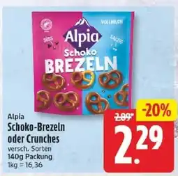Edeka Alpia Schoko-Brezeln Angebot