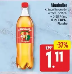 Edeka Almdudler Kräuterlimonade Angebot