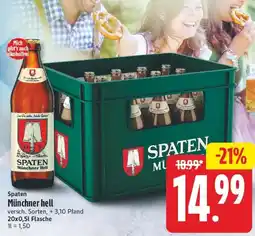 Edeka Spaten Münchner hell Angebot
