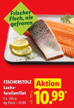 Lidl FISCHERSTOLZ Lachsforellenfilet Angebot