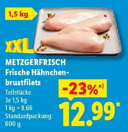 Lidl METZGERFRISCH Frische Hähnchen-brustfilets Angebot