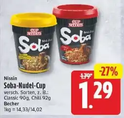 Edeka Nissin Soba-Nudel-Cup Angebot