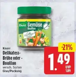 Edeka Knorr Gemüse Bouillon Angebot
