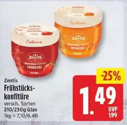 Edeka Zentis Frühstücks-konfitüre Angebot