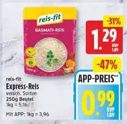 Edeka reis-fit Express-Reis Angebot