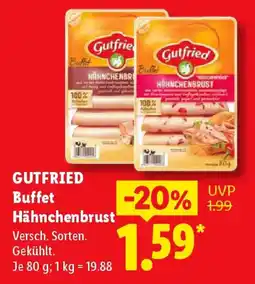 Lidl GUTFRIED Buffet Hähnchenbrust Angebot