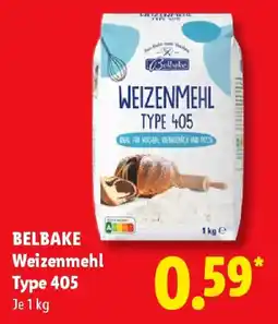 Lidl BELBAKE Weizenmehl Type 405 Angebot