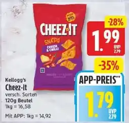 Edeka Kellogg's Cheez-it Angebot