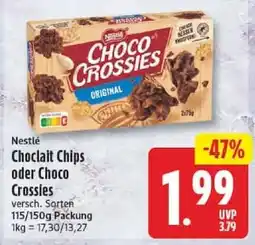 Edeka Nestlé Chocolait Chips oder Choco Crossies Angebot