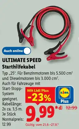 Lidl ULTIMATE SPEED Starthilfekabel Angebot