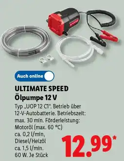 Lidl ULTIMATE SPEED Ölpumpe 12 V Angebot