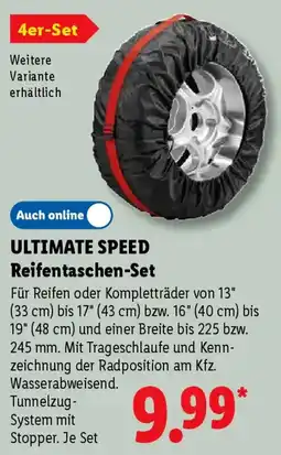 Lidl ULTIMATE SPEED Reifentaschen-Set Angebot