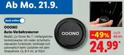 Lidl OOONO Auto-Verkehrswarner Angebot