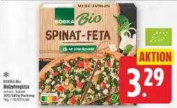 Edeka EDEKA Bio Spinat-Feta Holzofenpizza Angebot