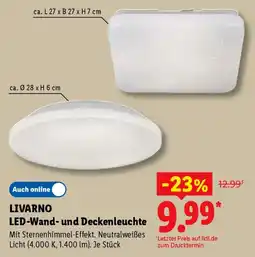 Lidl LIVARNO LED-Wand- und Deckenleuchte Angebot